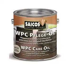 WPC Pflegeöl Saicos farblos 2,5 Liter Gebinde für Holz und WPC