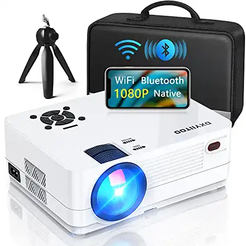 Beamer bis 200 Euro Dxyiitoo 4K Beamer mit 1080P Auflösung