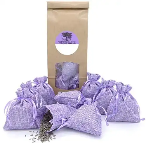 Lavendelsäckchen NaturWerkstätte 12 Stück mit 120 g getrocknetem Lavendel