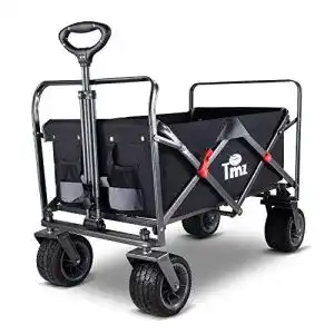 Strandwagen TMZ All-Terrain Faltbarer Bollerwagen mit großen Reifen