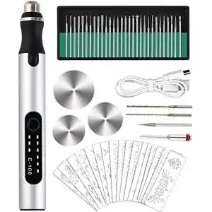 Elektrischer Gravierstift NEFLSI mit Zubehör und USB-Ladung