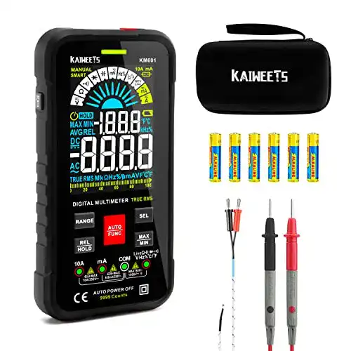 Multimeter KAIWEETS Digital mit 10000 Zählungen, KM601