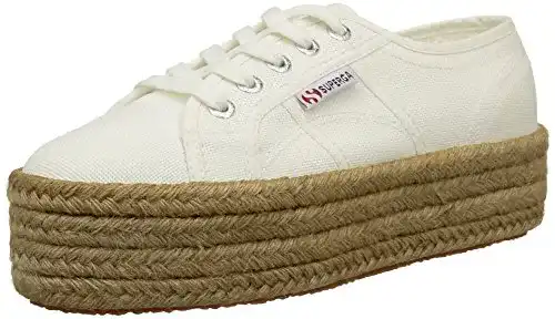 Superga 2790 Cotropew Damen Espadrilles in Weiß, Größe 35 EU