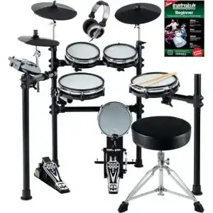 XDrum DD-530 E-Drum Set mit Mesh Heads und Zubehör