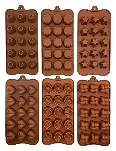 Pralinenform Sanbeiga Silikon Backform Set für Bonbons und Muffins