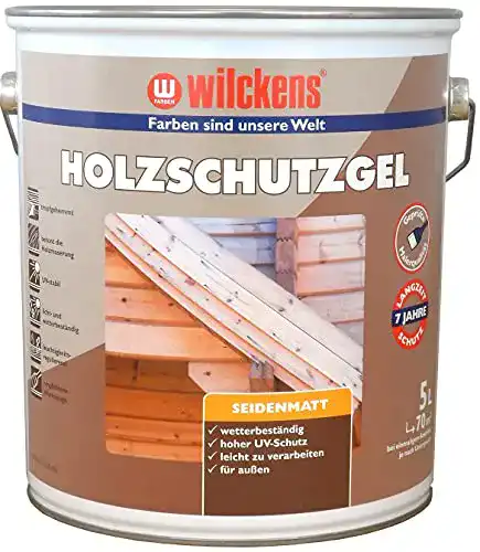 Holzschutzgel Wilckens für Außen, 5 l, Teak