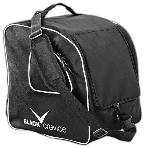 Skischuhtasche mit Helmfach von Black Crevice für Skischuhe und Helme