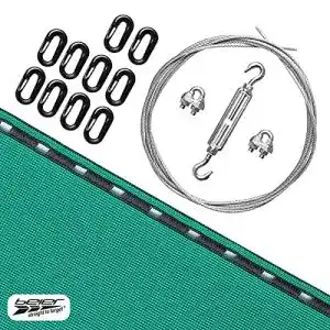 Pfeilfangnetz By Beier Germany Set grün 3 Meter breit und hoch