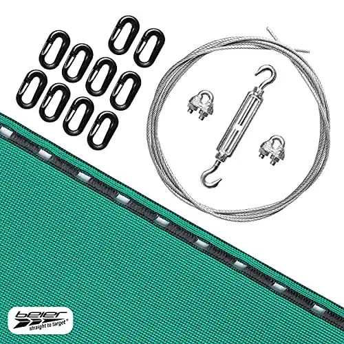 Pfeilfangnetz By Beier Germany Set grün 3 Meter breit und hoch