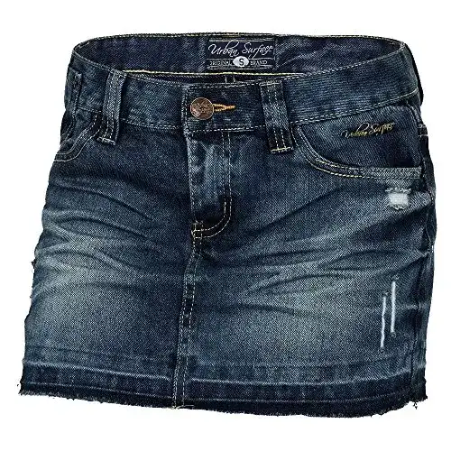 Jeansrock Urban Surface Damen D8707E52650AI37LE LUS-034 in Dunkelblau