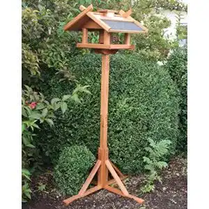 Vogelhaus mit Ständer und Kupferdach für Vögel 155 cm