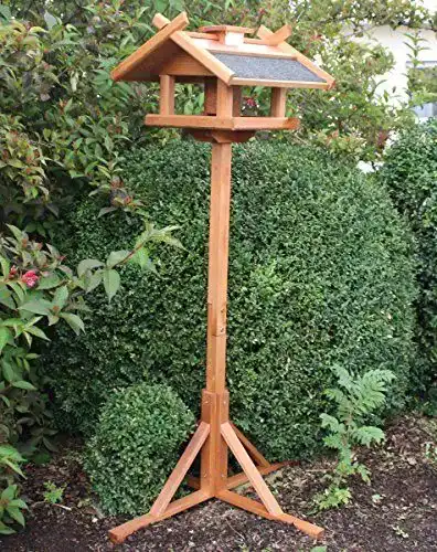 Vogelhaus mit Ständer und Kupferdach für Vögel 155 cm