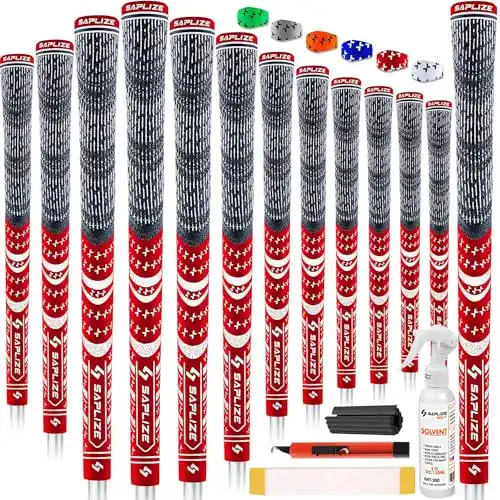 Golfgriffe SAPLIZE 13-teiliges Set mit Regripping-Kit