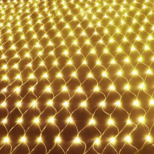 Lichternetz mit LED 6 x 4m in Warmweiß für Innen- und Außenbereich