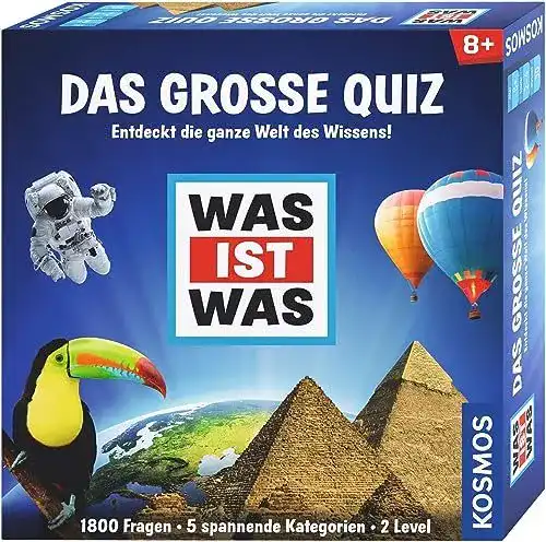 Kosmos 697891 – Was ist Was – Das große Quiz für Kinder ab 8 Jahren