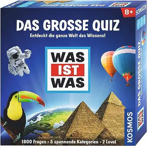 Kosmos 697891 – Was ist Was – Das große Quiz für Kinder ab 8 Jahren