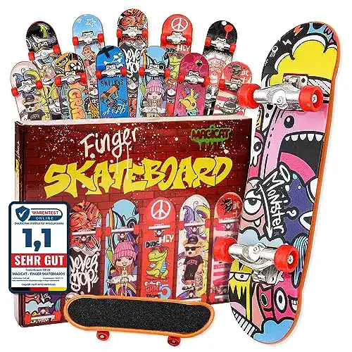 Finger Skateboard Magicat Set 2025 – 12 Fingerboards für Kinder