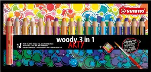 Stabilo Woody 3 in 1 Buntstifte für kreative Anwendungen