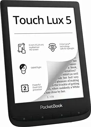 PocketBook Touch Lux 5 eBook Reader mit 8 GB Speicher