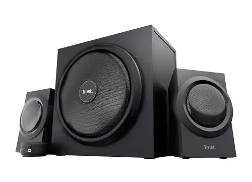 Trust Yuri 2.1 Lautsprechersystem mit Subwoofer und 120 Watt Leistung