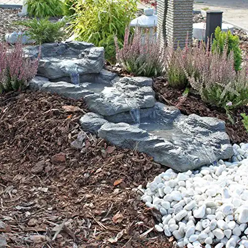 Bachlauf Set CLGarden mit Schalen und Wasserfall für den Garten