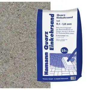 Fugensand Hamann Mercatus GmbH Quarz Einkehrsand 25 kg Sack
