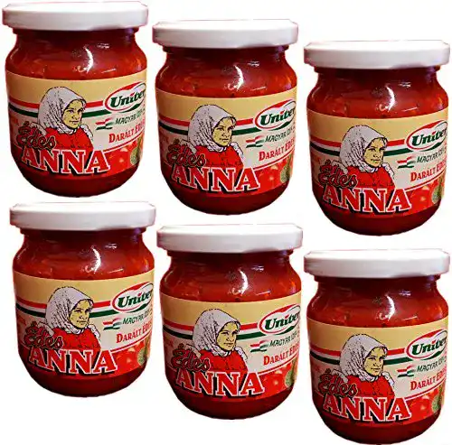 Ajvar Paprikapaste mild Edes Anna Sparpaket 6 Gläser á 200g