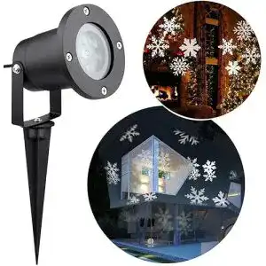 Schneeflocken Projektor LED für Weihnachten – Innen und Außen