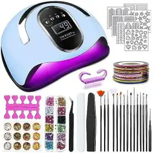 Nageltrockner TWBEST Nail Dryer, 168 W UV LED Lampe für Nägel