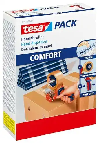 Packbandabroller tesa 6400 Handabroller für effizientes Verpacken