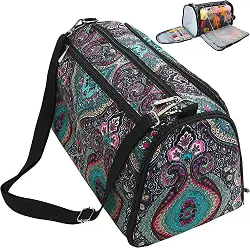Stricktasche Jozea für Wolle, Häkelnadeln und Zubehör