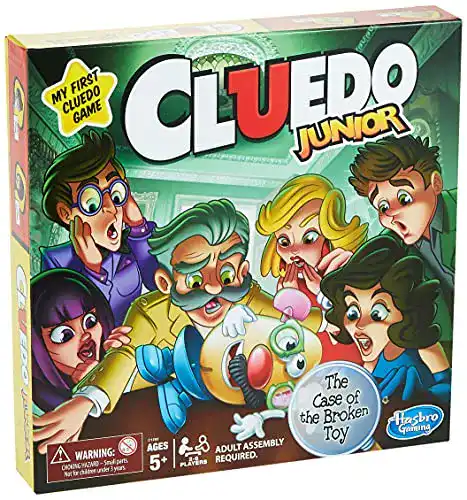 Cluedo Hasbro Gaming Clue Junior Brettspiel für Kinder ab 5 Jahren