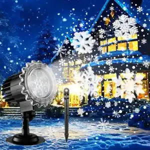 Schneeflocken Projektor für Weihnachtsbeleuchtung Innen und Außen