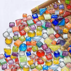 Mosaiksteine Toosoar 500g Bunte Glas für kreative Projekte