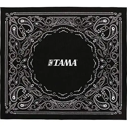 Tama Paisley Design Drum Rug – Drum-Teppich mit Anti-Rutsch-Unterseite
