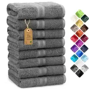 Handtücher NatureMark 8er Set Frottier 50x100cm aus Baumwolle
