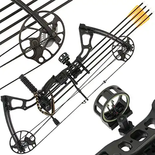Compoundbogen G8DS Chikara Set mit Zuggewicht 15-70 lbs