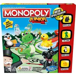 Monopoly Junior Brettspiel für Kinder ab 5 Jahren von Hasbro Gaming