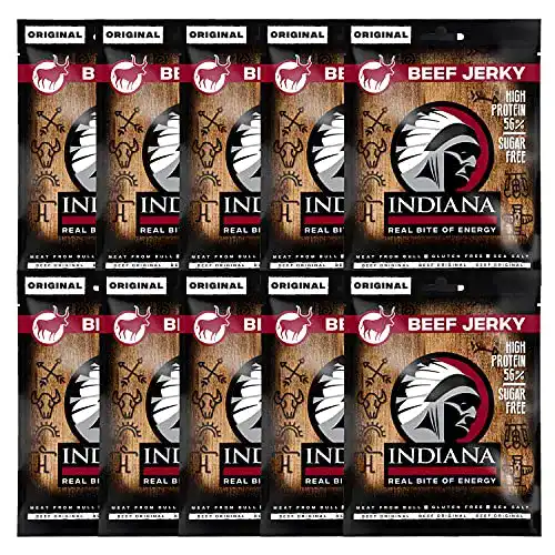 Indiana Beef Jerky Original – Proteinreicher Snack ohne Zucker
