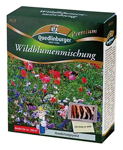 Blumenwiese-Samen Quedlinburger Wildblumenmischung für Gärten