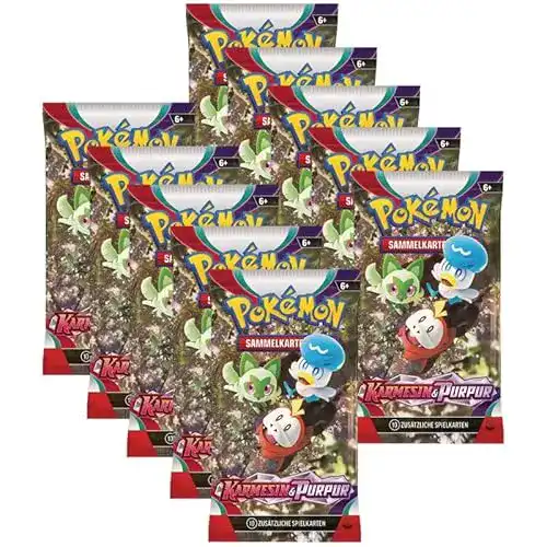Pokémon Booster Arkero-G für Karmesin und Purpur Sammelkarten