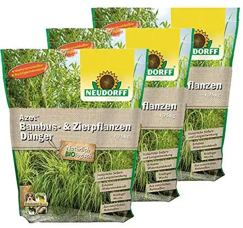 Bambusdünger Neudorff 3 x 1,75 kg Azet NPK 9-3-5 organisch