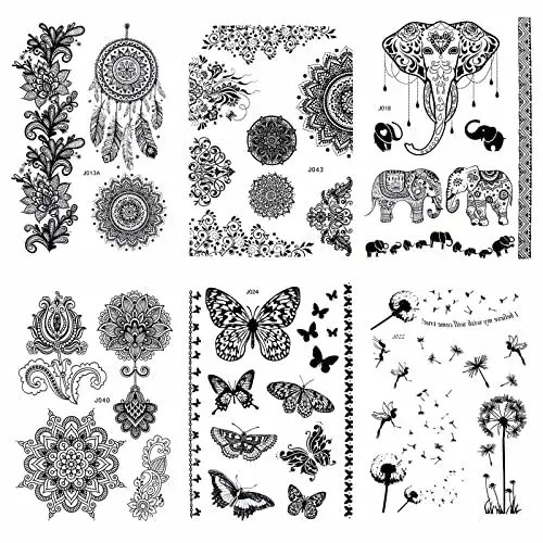 Temporäre Tattoos von Pinkiou – Hochwertige Tattoo-Aufkleber für jeden Anlass