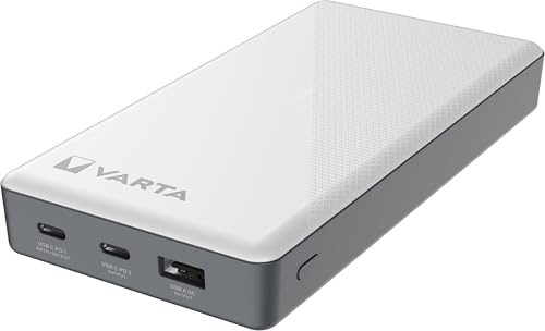 Varta Power Bank 20000mAh mit 3 Anschlüssen für mobiles Laden