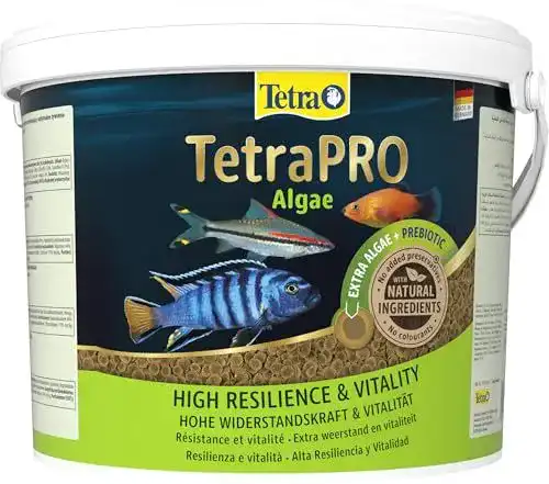 Teichfutter Tetra Pro Algae Multi-Crisps für Fische, 10 L Eimer