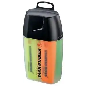 Textmarker Stabilo BOSS Original 4er Big Box in Gelb, Orange, Grün, Blau