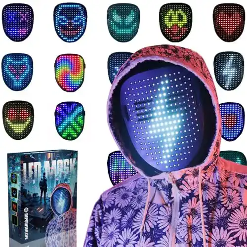LED-Maske Depointer Life mit Gestensensor und RGB-LED-Beleuchtung