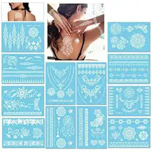 Temporäre Tattoos Konsait Mehndi Henna-Design Tattoos für Körperkunst