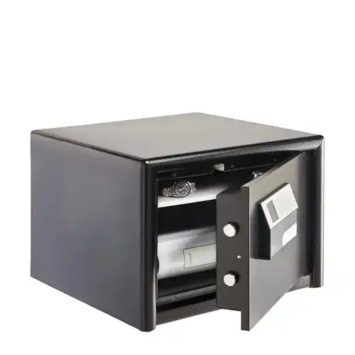 Möbeltresor Burg Wächter 41210 e, Schwarz, 27 Liter, Elektronisches Zahlenschloss