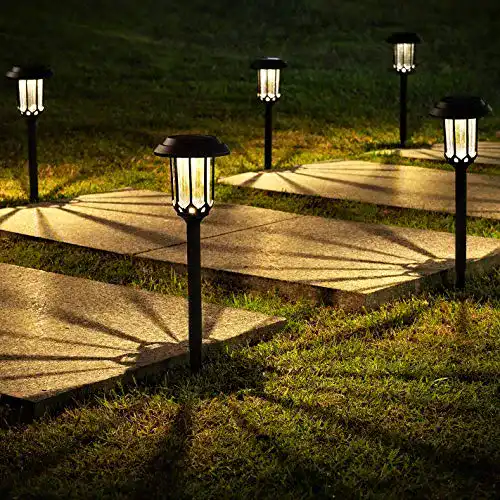 Gartenbeleuchtung Solar Leidrail – 8 wasserdichte Solarleuchten für den Außenbereich